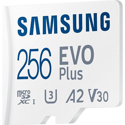 MicroSDXC 256GB EVO Plus +SD adp SAMSUNG
