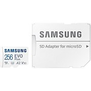 MicroSDXC 256GB EVO Plus +SD adp SAMSUNG
