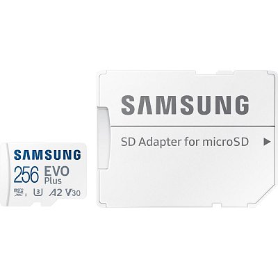 MicroSDXC 256GB EVO Plus +SD adp SAMSUNG