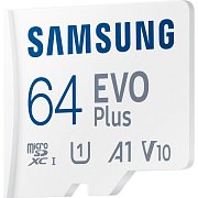 MicroSDXC 64GB EVO Plus + SD adp SAMSUNG