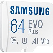 MicroSDXC 64GB EVO Plus + SD adp SAMSUNG