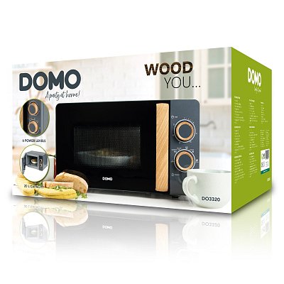 Mikrovlnná trouba - manuál - WOOD YOU - DOMO DO3320