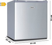 Mini mrazák - stříbrný - PRIMO PR116DV