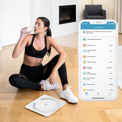 OSOBNÍ VÁHA SMARTSCALE BÍLÁ NICEBOY
