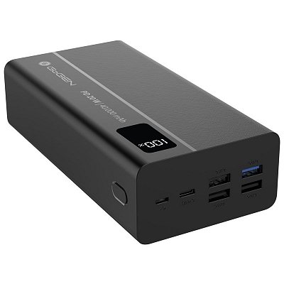 Powerbank GoGEN PB400001 40000 mAh, USB-C PD 20W - černá