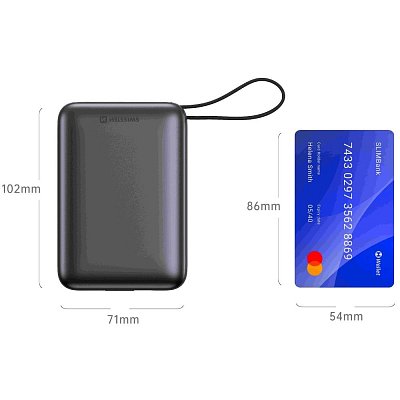 Powerbanka 20000mAh 22.5W silv. SWISSTEN