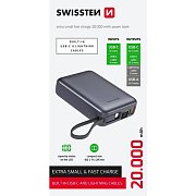 Powerbanka 20000mAh 22.5W silv. SWISSTEN