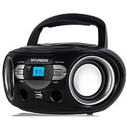 Radiopřijímač s CD Hyundai TRC 533 AU3BS, černá/stříbrná