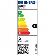 RFL 401 Fil. G45 E14 miniG 5W WW RETLUX