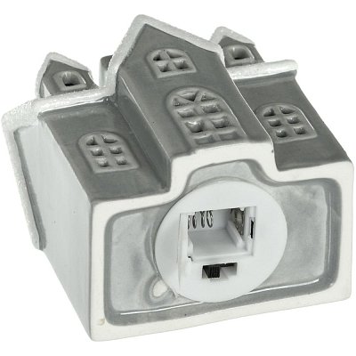 RXL 501 Šedý porc. domek 1 LED WW RETLUX