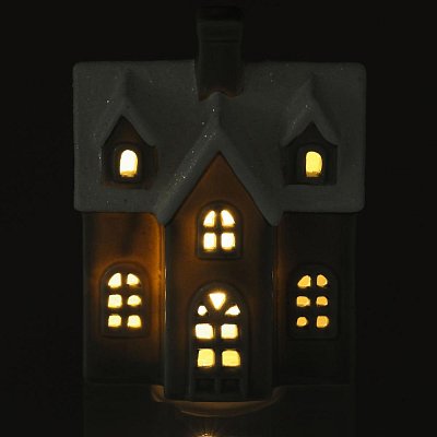 RXL 501 Šedý porc. domek 1 LED WW RETLUX