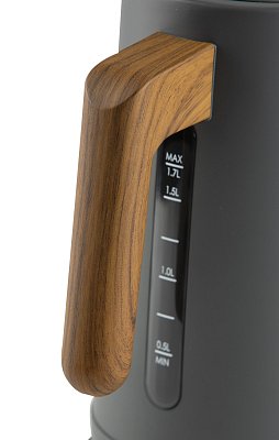 Rychlovarná konvice - nerez, šedá - WOOD YOU - DOMO DO9268WK