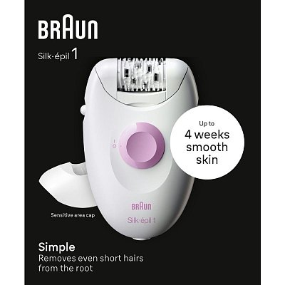 SILK-ÉPIL 1-010 EPILÁTOR BRAUN