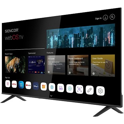 SLE 55US803B WEBOS SMART TV SENCOR