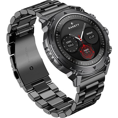 Smartwatch Atom Black Steel GARETT