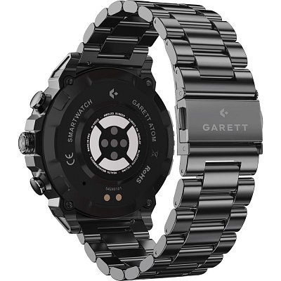Smartwatch Atom Black Steel GARETT