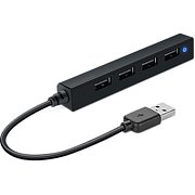 SNAPPY SLIM USB Hub 4 Port Blk SPEEDLINK