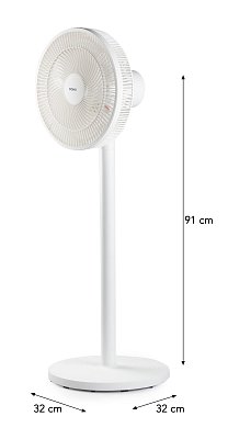 Stojanový ventilátor 2v1- bílý - DOMO DO8156