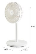 Stojanový ventilátor 2v1- bílý - DOMO DO8156