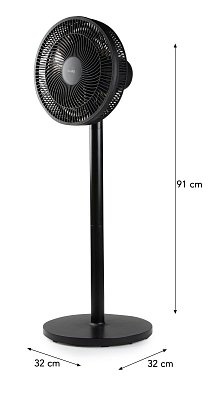 Stojanový ventilátor 2v1- černý - DOMO DO8157