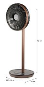 Stojanový ventilátor s 3D oscilací - Wood Style - DOMO DO8155