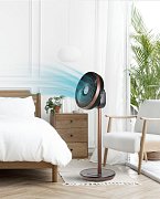 Stojanový ventilátor s 3D oscilací - Wood Style - DOMO DO8155