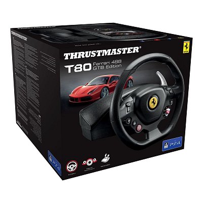 T80 Ferrari 488 sada volantu a pedálů