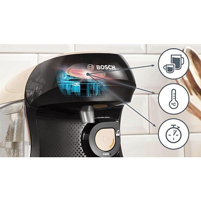 TAS107E HAPPY TASSIMO KRÉM-ČERNÝ BOSCH