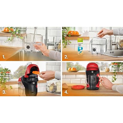 TAS113E STYLE TASSIMO ČERVENO-ČERN BOSCH