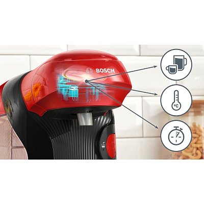 TAS113E STYLE TASSIMO ČERVENO-ČERN BOSCH