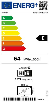 Televize GoGEN TVQ 55X852 GWEB