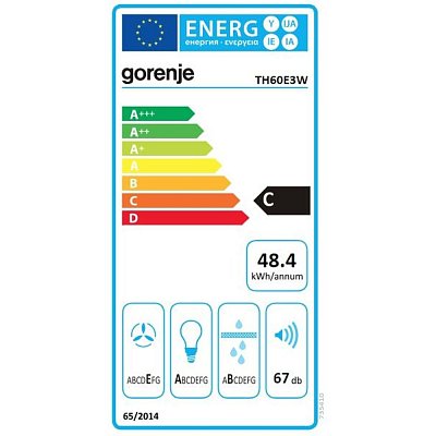 TH60E3W ODSAVAČ PAR VÝSUV. GORENJE