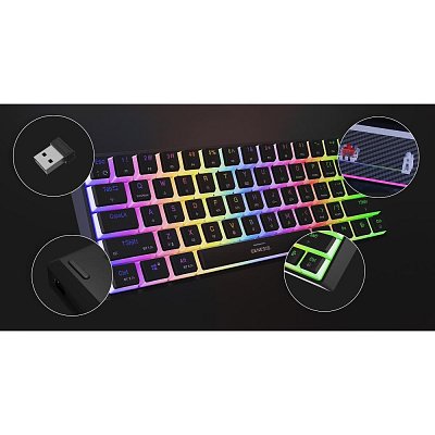 THOR 660 G2 keyboard US black GENESIS