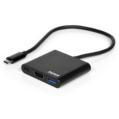 USB-C HUB HDMI 1X 4K+USB-A+USB-C PORT