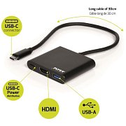 USB-C HUB HDMI 1X 4K+USB-A+USB-C PORT