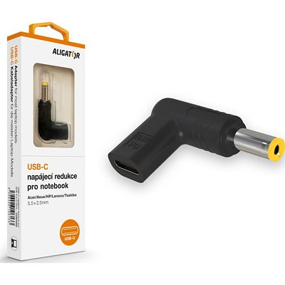 USB-C nap.redukce NTB 5.5*2.5mm ALIGATOR