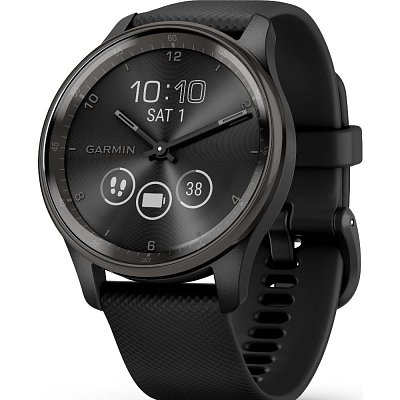 Vivomove Trend Black Silicone GARMIN