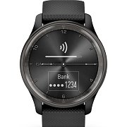 Vivomove Trend Black Silicone GARMIN