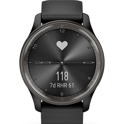 Vivomove Trend Black Silicone GARMIN