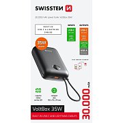 VOLTBOX 35W Powerbanka 30000mAh SWISSTEN