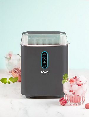Výrobník ledu - šedý, kompresorový - DOMO DO1132IB