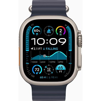 Watch Ultra 2 Tit Navy Ocean Band