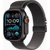 Watch Ultra 2 Black Tit Bk TitMilanese M