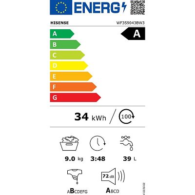 WF3S9043BW3 PRAČKA HISENSE
