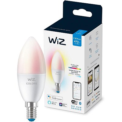 WiZ RGB 4,8W(40W) E14 C37 470 lm PHILIPS