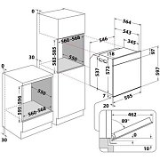 WOI4S8CM1SBA VESTAVNÁ TROUBA WHIRLPOOL
