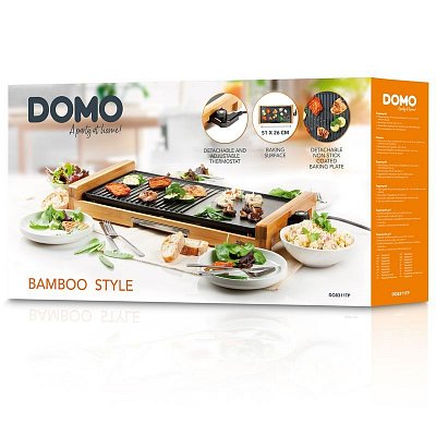 Elektrický stolní gril - Bamboo - DOMO DO8311TP