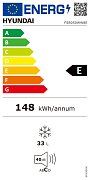 Mraznička Hyundai FSB050WW8E, šuplíková