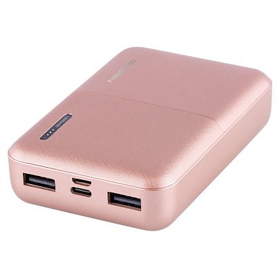 Powerbanka GoGEN 10000 mAh, PB100007, metalická - růžová