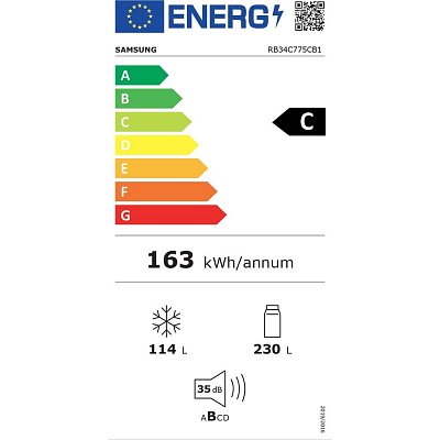 RB34C775CB1/EF CHLADNIČKA KOMBI SAMSUNG